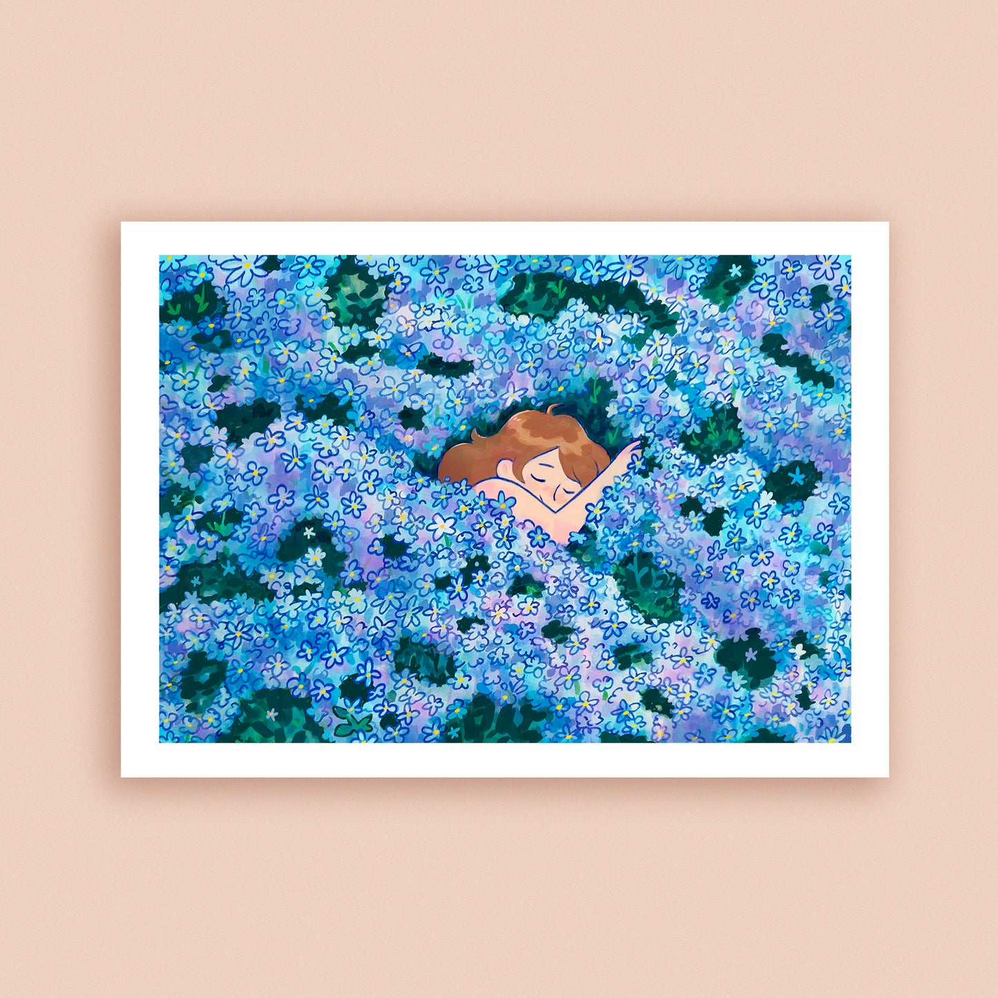 Forget Me Not Print