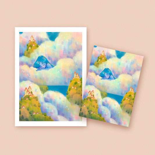 Sunny Clouds Print